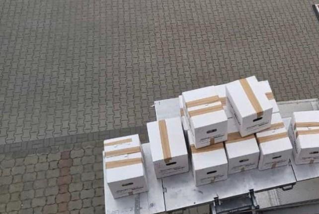 Behördenumzug in Königstein mit einem Möbellift